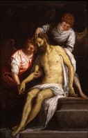 The Dead Christ Supported by Two Angels