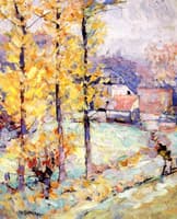 Poplars in Autumn