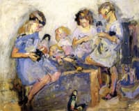 Artist's Children at Play