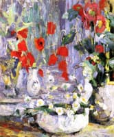 Still Life with Red Poppies