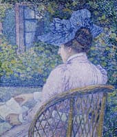 The Lady with the Blue Hat