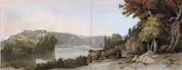 View on the banks of the Tiber