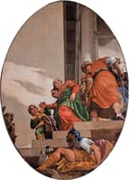 San Sebastiano (ceiling) - Story of Esther - Repudiation of Vashti