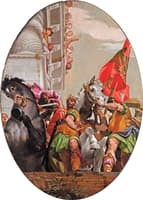 San Sebastiano (ceiling) - Story of Esther - The Triumph of Mordechai