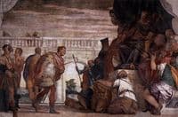Saint Sebastian before Diocletian