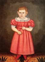 Young Girl in Pink Dress