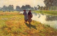 Young Peasant Women at the Lys River