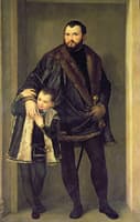 Portrait of Count Giuseppe da Porto with his Son Adriano
