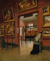 Interior View of the Metropolitan Museum of Art when in Fourteenth Street