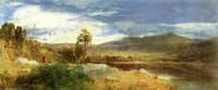 Mountain Lake with Figures