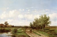 A Shepherd with His Flock