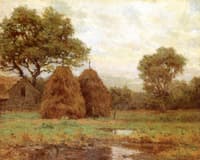 Haystacks, New York State Landscape