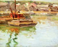 Barge at Dock