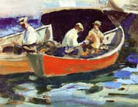 Fishermen and Boats