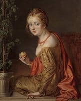 Girl with an Apple