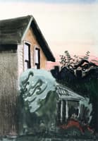 House at Sunset