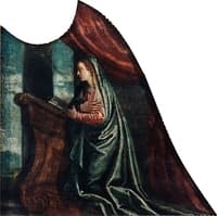 St Lawrence Altarpiece (side right panel) - The Virgin Praying