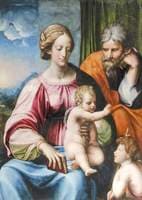 The Holy Family with Saint John the Baptist
