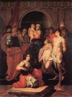 Madonna Enthroned with Ten Saints