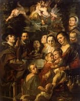 Self Portrait with Parents, Brothers and Sisters
