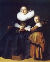 Susanna van Collen, Wife of Jean Pellicorne with Her Daughter Anna