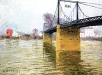 The Suspension Bridge at Triel