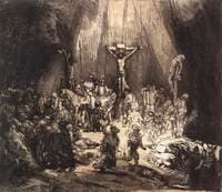 The Three Crosses (second state)