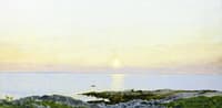 Marine View in Setting Sun