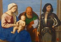 The Holy Family with Saint George