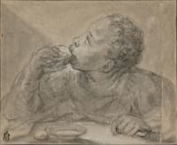 Study of a Negro Boy Eating Fruit