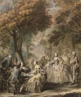 Company Taking a Promenade