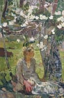 Peasant Boy under an Apple Tree