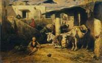 Asses Resting:  A Turkish Scene