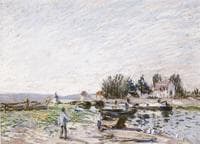 Le Loing à Saint-Mammès