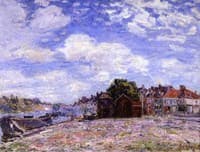 Le Loing à Saint-Mammès
