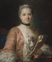 Portrait of a Woman in a Rose-Colored Gown