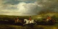 The Four Sons of Baron Nathan Mayer de Rothschild Following Hounds