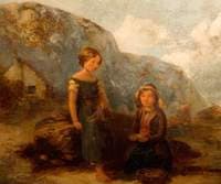 Children Gathering Seaweed