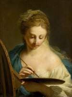 Young Woman Painting