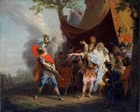 Achilles has a Dispute with Agamemnon