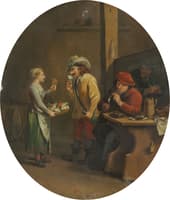 Allegories of the Five Senses - Smell (A Flower Girl in a Tavern)