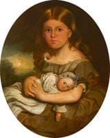Lady Georgina Mary Louisa Moreton, Holding a Doll