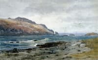 Manana Island and Monhegan Harbor, March