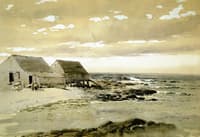 Fish Houses, Fish Beach, Monhegan Island