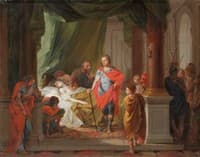 Story of Antony and Cleopatra - Augustus and the Dying Cleopatra