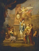 Allegory of the Foundation of the Kasseler Kunstakademie (study)