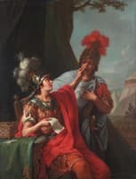 Alexander Putting his Seal Ring over Hephaestion's Lips