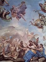 The Creation of Man (detail of decorative ceiling)