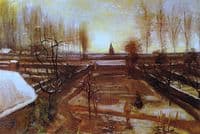 The Rectory Garden at Nuenen in the Snow