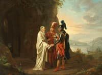Story of Rinaldo and Armida - Carlo and Ubaldo and the Magus of Ascalon